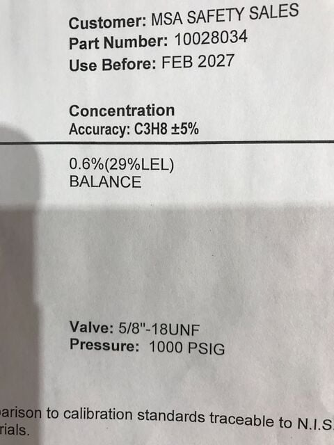 Calgaz 10028034 gas monitor new with case - Image 4