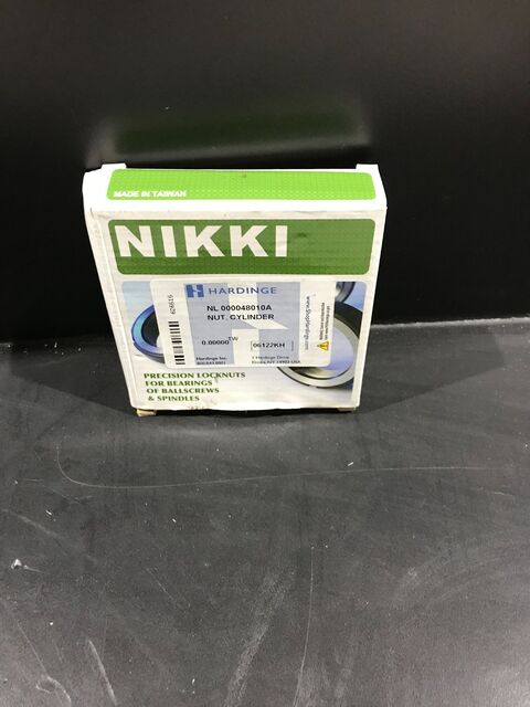 Nikki nl000048010a locknut for bearings/ballscrews/spindles new in box - Image 1
