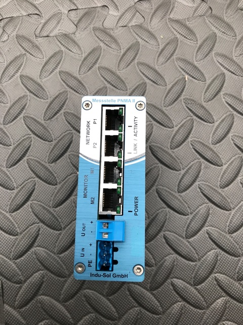 Indu-Sol 114090100 PNMA II PROFINET Measuring Point DIN-Rail Network Tap USED - Image 3