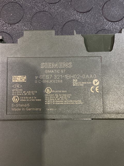 SIEMENS 6ES7 321-1BH02-0AA0 Simatic S7 Digital Input Module USED - Image 5