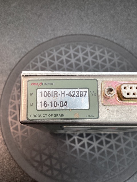 Illinois Tool Works betaprint 106ir-h thermal printhead interface used - Image 6