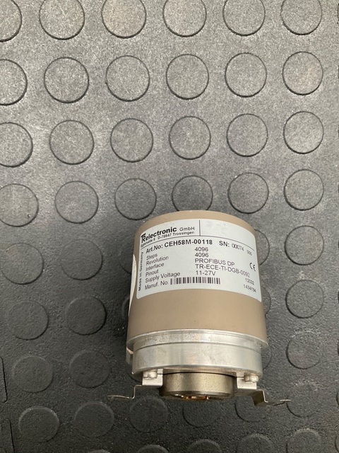 TR Electronic CEH58M-00118 Profibus-DP Rotary Encoder 58mm Shaft USED - Image 5