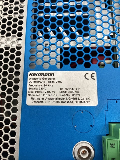 Herrmann #85777-ULTRAPLAST-2400 Digital Ultrasonic Generator - Image 7