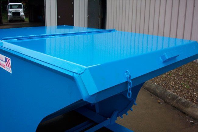 Marathon #HD-500, Heavy Duty Self-Dumping Forklift Hopper, 5 yd, unused - Image 3