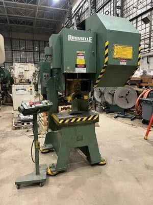 55 Ton, Rousselle #G1-55, gap frame press, 3" stroke, 13" Shut Height, air clutch - Image 1