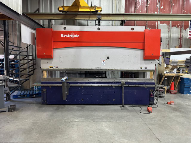 220 Ton, Bystronic #PR-200, CNC Hydraulic Press Brake, 13' overall, 161.4" work, 8.5" stroke, 29 HP, 480 V. - Image 6