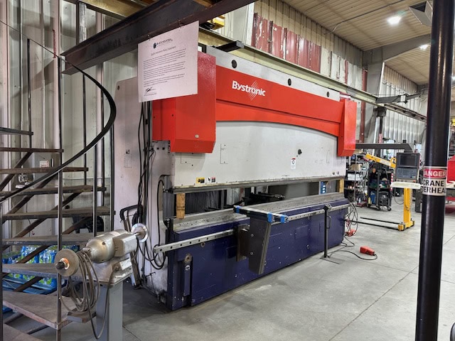 220 Ton, Bystronic #PR-200, CNC Hydraulic Press Brake, 13' overall, 161.4" work, 8.5" stroke, 29 HP, 480 V. - Image 7