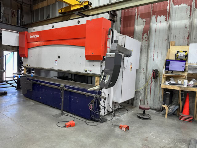 220 Ton, Bystronic #PR-200, CNC Hydraulic Press Brake, 13' overall, 161.4" work, 8.5" stroke, 29 HP, 480 V. - Image 8
