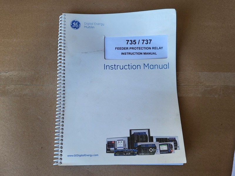 General Electric #SR735-5-5-HI-485, 750 feeder management relay, new surplus - Image 3