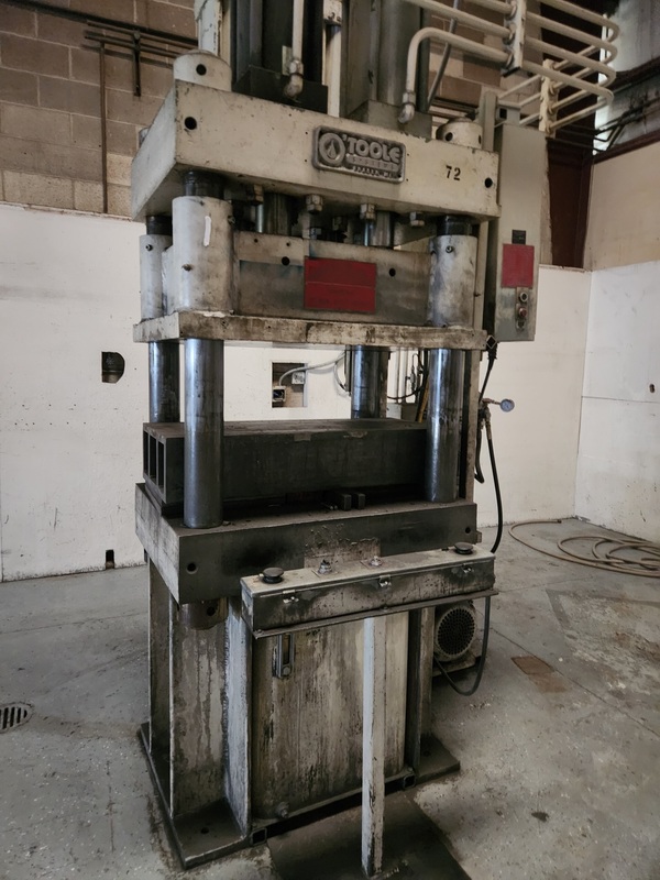 250 Ton, OToole Systems, 4-post press, 18" x 30" btwn posts, 21.5" vertical clearance - Image 8
