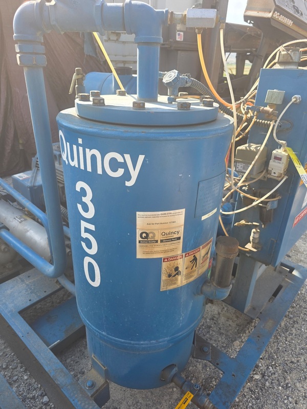 100 HP Quincy #350, screw compressor - Image 3