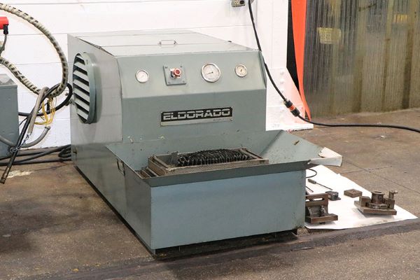 1" x 30" Eldorado #M75, 1 spindle, 5 HP, 1440-11740 RPM, F-18 high pressure coolant, 22" x22" table - Image 3