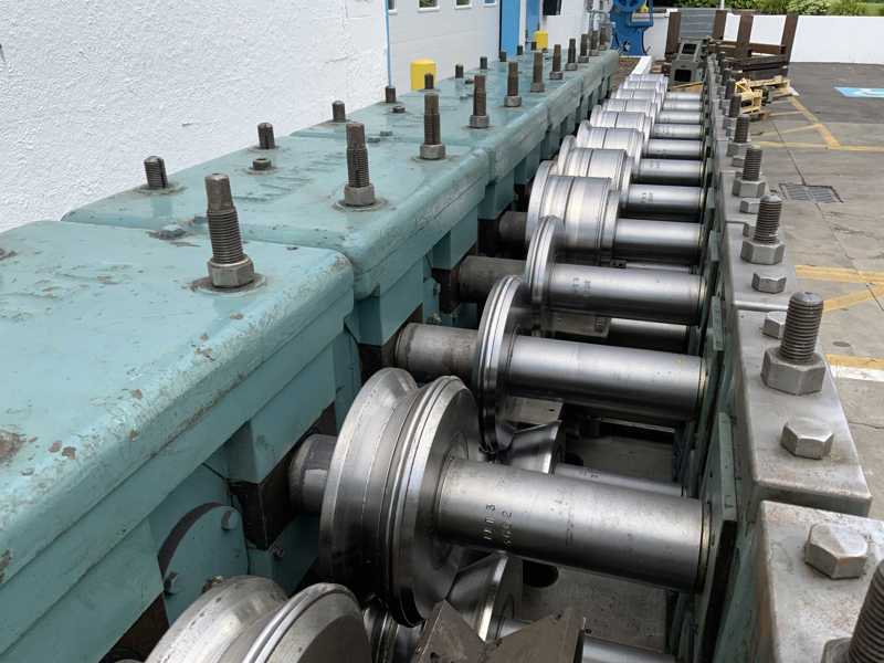 12 Stand, Rafter rollformer, 2" spindle diameter, 14" roll space, forward & reversing, 15 HP - Image 3