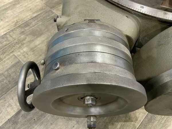 19-1/2" Hoffman #GRS/M-500, tilting rotary table, manual rotation & tilt - Image 3
