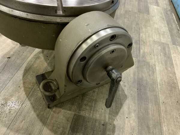 19-1/2" Hoffman #GRS/M-500, tilting rotary table, manual rotation & tilt - Image 5