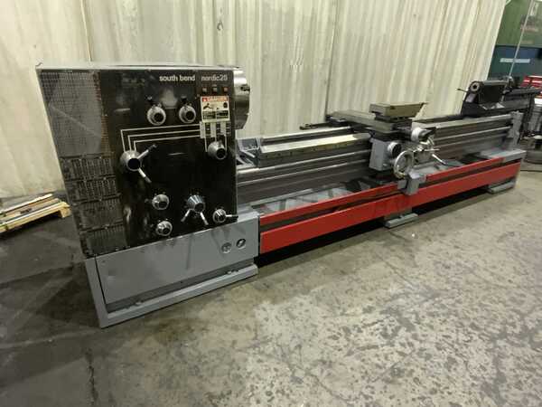 25" x 120" South Bend #Nordic-25, gap bed engine lathe, 15-3/4" swing over cross slide, 4-jaw 16" chuck - Image 2