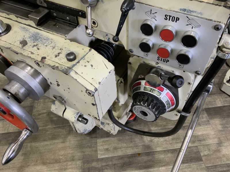 DoAll #FU-205, vertical/horizontal mill, 53-3/4" x 12" table, 2"-22" throat, Heidenhain 2-Axis digital read - Image 6