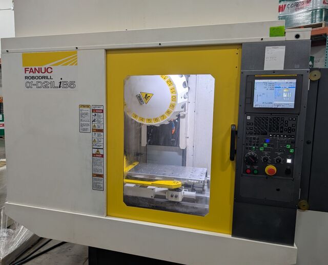 Fanuc #Robodrill-A-D21L-iB5, Drill & Tapping Center, with Pallet Changer, 2018 - Image 2