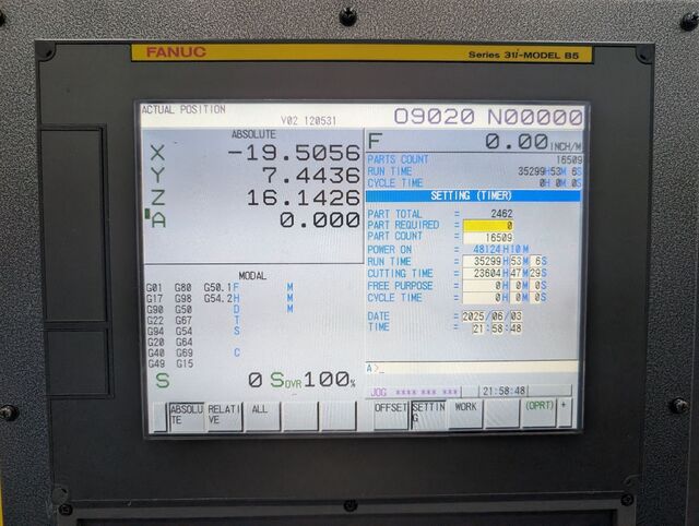 Fanuc #Robodrill-A-D21L-iB5, Drill & Tapping Center, with Pallet Changer, 2018 - Image 10