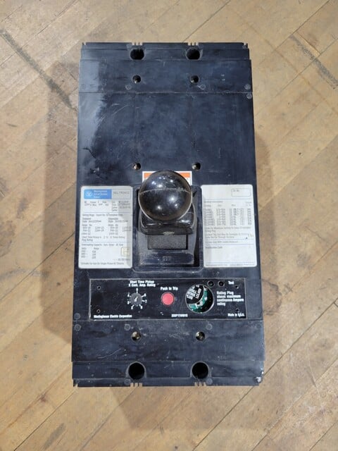 1200 Amps, Westinghouse, HNC31200F, Seltronic Circuit Breaker, 3 phase, 600 Volts - Image 2