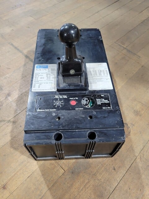 1200 Amps, Westinghouse, HNC31200F, Seltronic Circuit Breaker, 3 phase, 600 Volts - Image 6