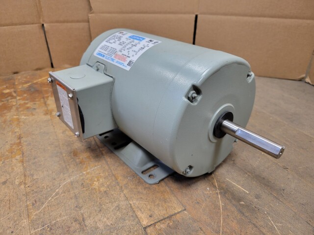 1 HP 1140 RPM Leeson 117406, Electric Motor, 3PH, 208-230 Volts - Image 5