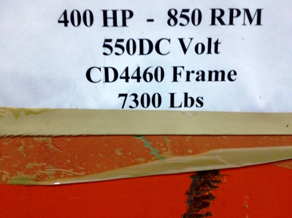 500 HP 1773 RPM Westinghouse, Frame 5810S, HSDP, rebuilt, 4160 Volts - Image 5