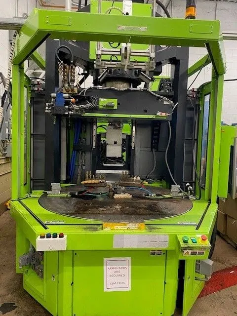 230 Ton, 14.6 oz., Engel #Insert-1060H/230-Rotary-US, vertical plastic injection molder, CC300, 2018 - Image 1