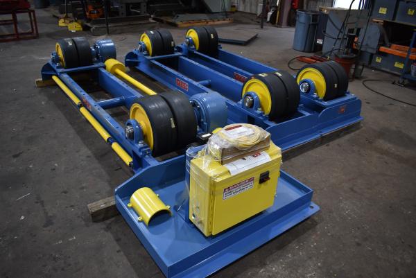 40 Ton, Webb #R1000, tank turning rolls, 80000 lb., PWR20 driver, IDL20 idler, 6"-20' diameter range, hand - Image 4
