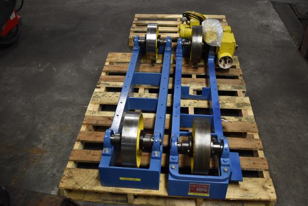 5 Ton, Webb #S-122, steel wheel turning rolls, 10000 lb., used driver / new idler, 6"-72" diameter - Image 3