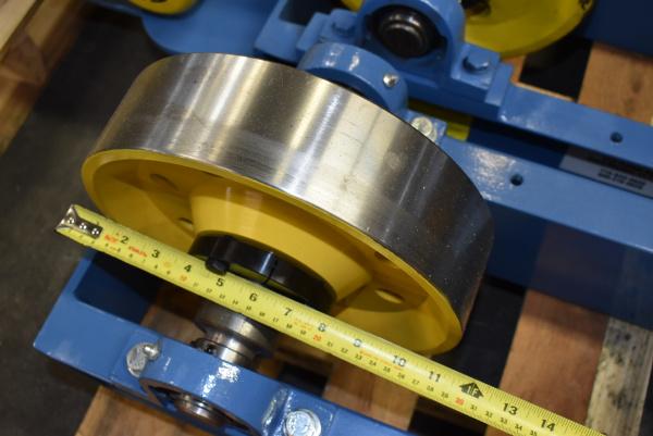 5 Ton, Webb #S-122, steel wheel turning rolls, 10000 lb., used driver / new idler, 6"-72" diameter - Image 5