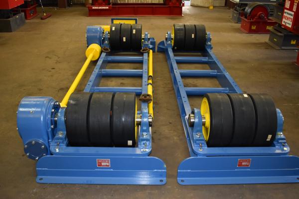 60 Ton, Webb #R1500-22, heavy duty tank turning rolls, 120000 lb., 1 driver / idler, 3 tires per axel, 30' - Image 2