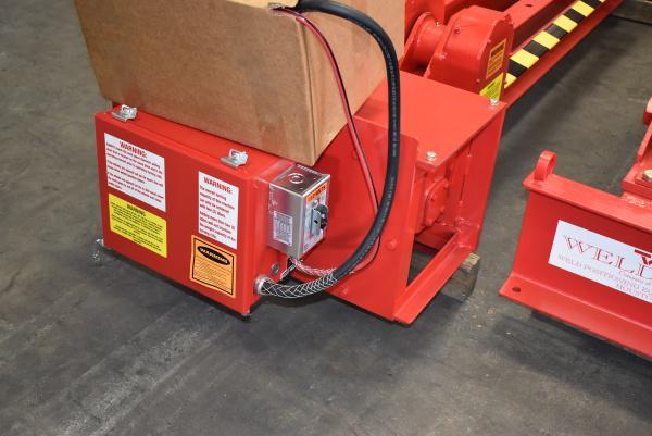 10 Ton, WeldWire #WWRD-10 / WWRI-10, tank turning rolls, 1 driver / idler, 12" rubber tires, 6"-13' diameter - Image 8
