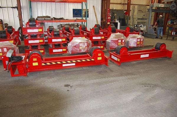 30 Ton, Weldwire #WWRD-30, tank turning rolls, 30000 lb., 15" diameter rubber tires, hand pendant controller - Image 1