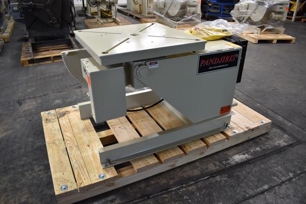 3000 lb. Pandjiris #30-6AB, welding positioners, variable speed, powered gear tilt, 30" x 30" table, hand - Image 3