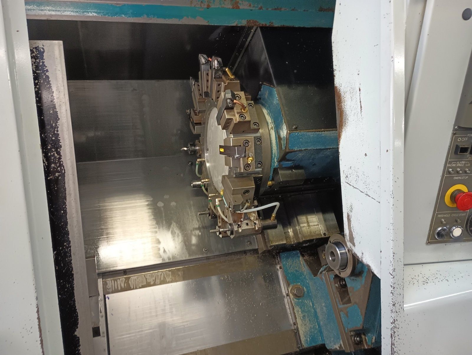 Nakamura Tome #SC-250, CNC lathe, 8" chuck, 2" bar, 11.81" dia., 27.13" length, 5k RPM, Fanuc 21iT, tailstock - Image 5