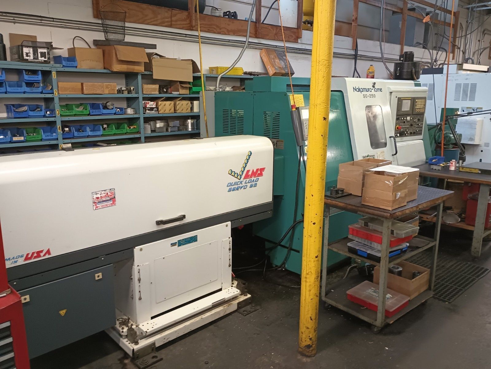Nakamura Tome #SC-250, CNC lathe, 8" chuck, 2" bar, 11.81" dia., 27.13" length, 5k RPM, Fanuc 21iT, tailstock - Image 6