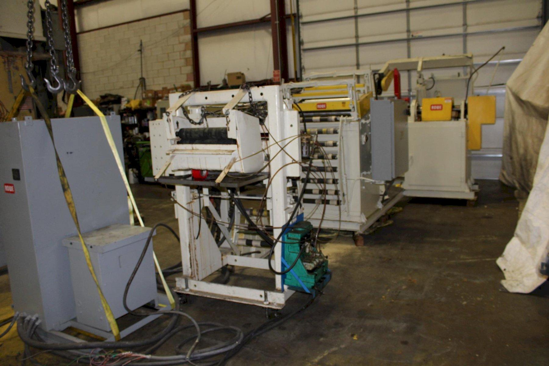 7500 lb. DuroWelder, 38" mandrel, 72" OD, 16"-20'ID, 3 keepers, hold down arm, 7-roll straightener - Image 9