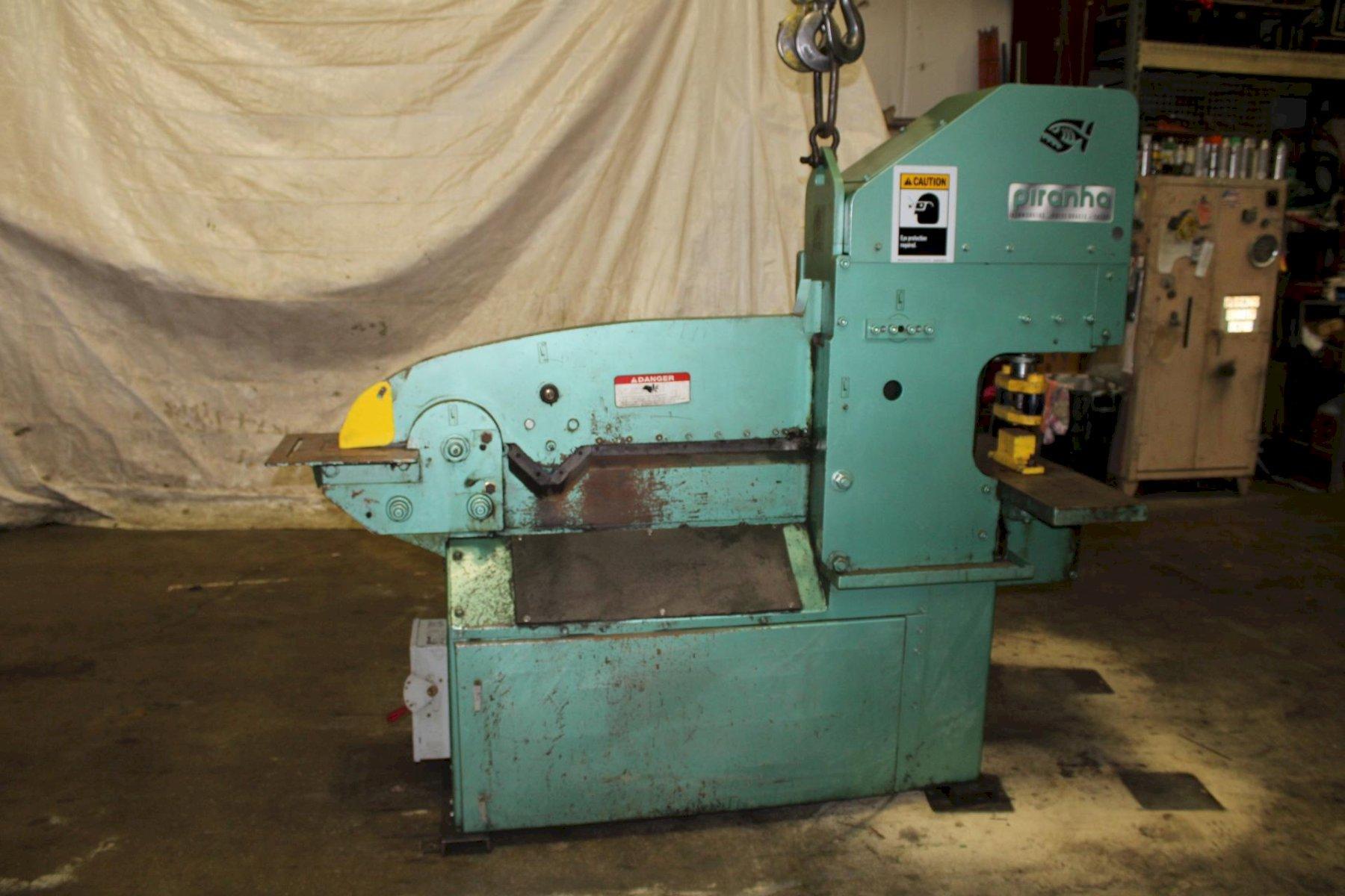 5" x 5" x 3/8" Piranha #PII-65, ironworker, 65 ton - Image 1