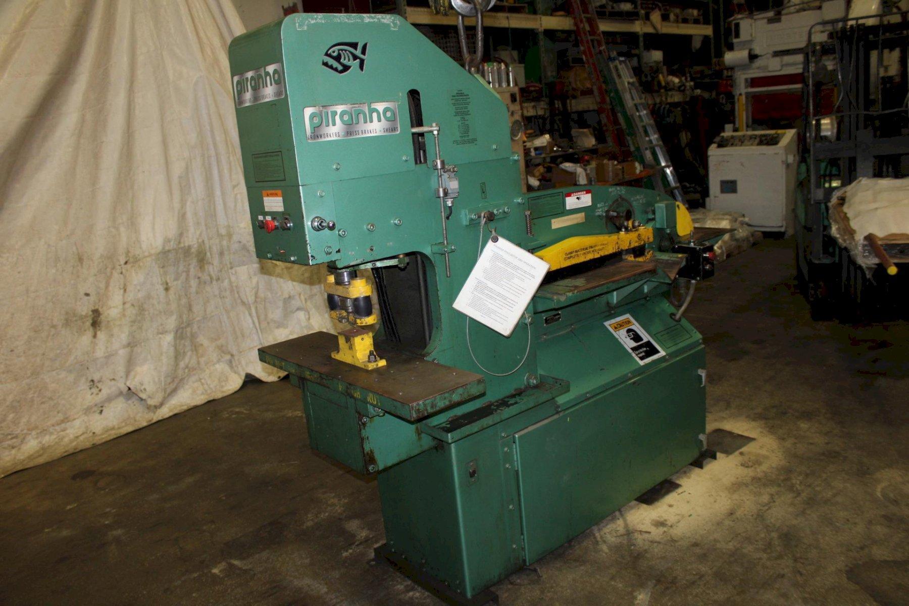 5" x 5" x 3/8" Piranha #PII-65, ironworker, 65 ton - Image 3