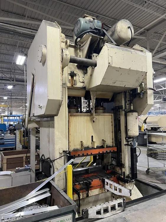 400 Ton, Blow #SC2-400-60-42, straight side double crank, 14" stroke, 24" Shut Height, 14" adj., 60" x42" - Image 4