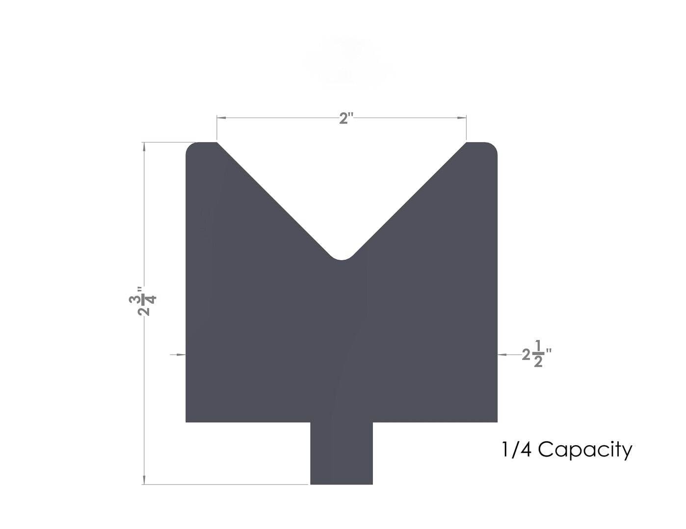 144" L, AGE #GD31, 84° forming die, 2.758" height, flame hardened, N American style, new - Image 1