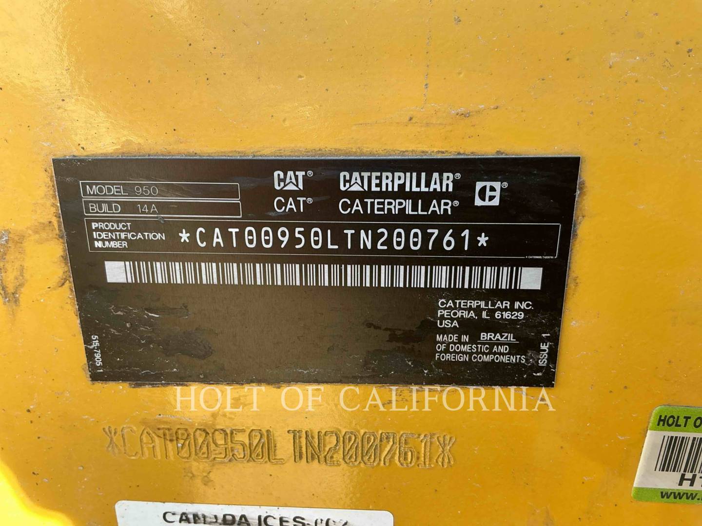 Cat 950, Wheel Loader, 4576 hours, S/N: TN200761, 2024 - Image 6