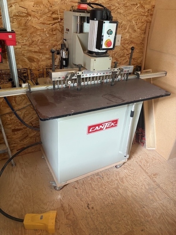 21 Spindle, Cantek #JB21P, line boring machine, pneumatic stroke, 2 HP, 2021 - Image 1