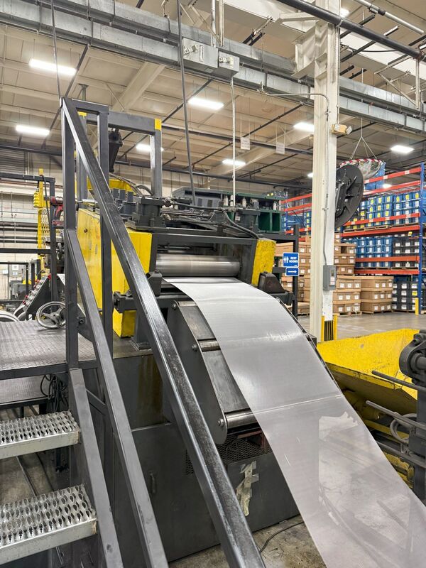 15000 lb. Coe Press Equipment #CPR-PO-15024/CPPS-350, reel & straightener, 24" x .187" stock, 72" outside - Image 2