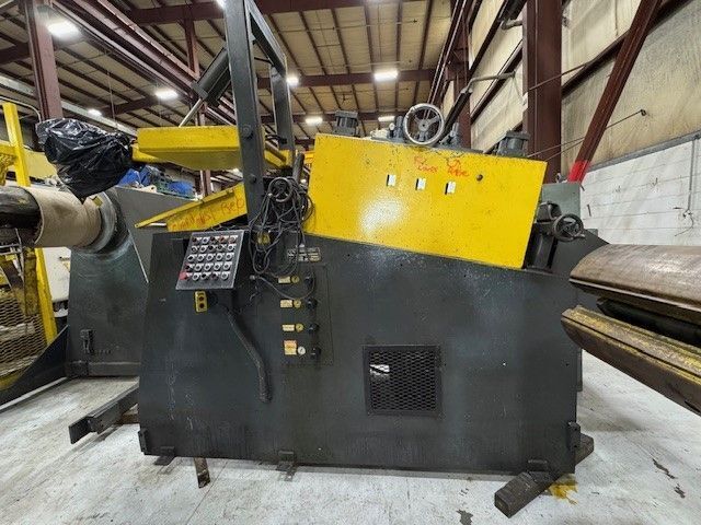 15000 lb. Coe Press Equipment #CPR-PO-15024/CPPS-350, reel & straightener, 24" x .187" stock, 72" outside - Image 5