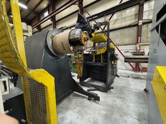 15000 lb. Coe Press Equipment #CPR-PO-15024/CPPS-350, reel & straightener, 24" x .187" stock, 72" outside - Image 6