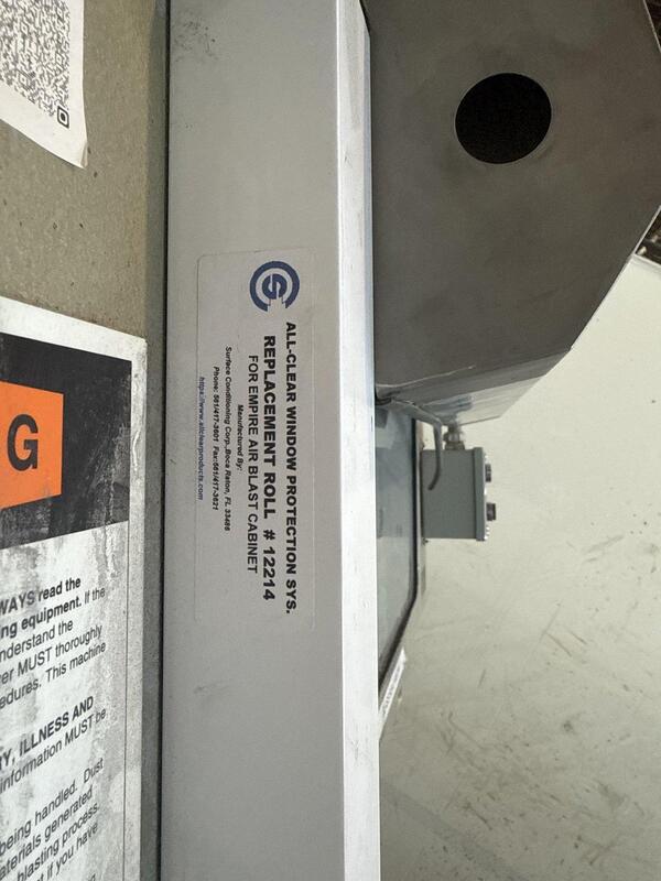Clemco #ENP55-600R & RAC, blast cabinet, 2004 - Image 7