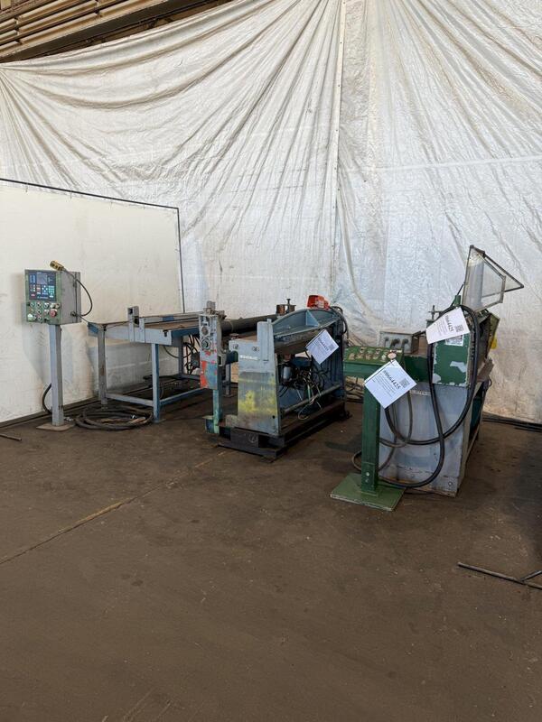 Famco, Cut-To-Length line, 48" capacity, shear w/ feed roll & AMS controls - Image 1