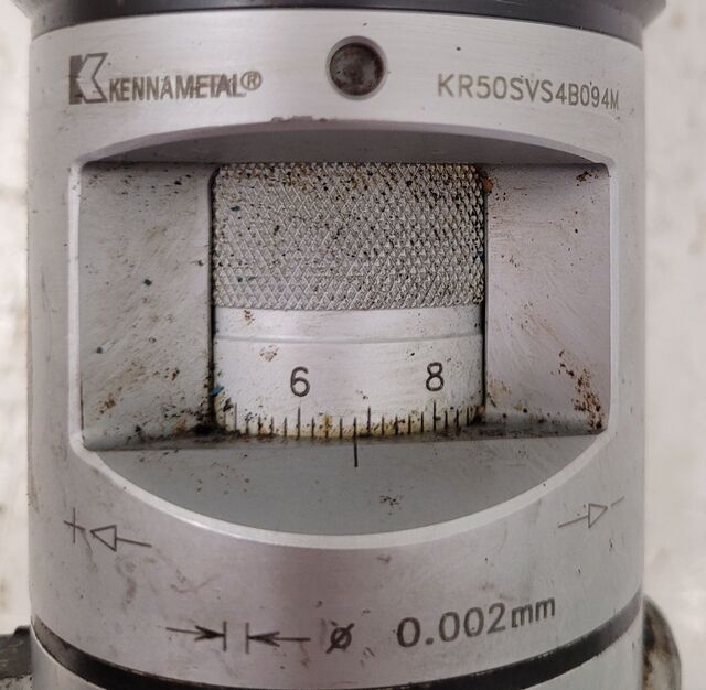 Kennametal KR50SVS4B094M ROMICRON Fine Boring Head 78-98mm w/ CAT 50 Holder - Image 5